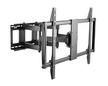 Brateck, X-Large Heavy-duty Full Motion Curved & Flat Panel TV Wall Mount, 60-100", Black