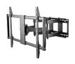 Brateck, X-Large Heavy-duty Full Motion Curved & Flat Panel TV Wall Mount, 60-100", Black
