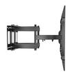 Brateck, X-Large Heavy-duty Full Motion Curved & Flat Panel TV Wall Mount, 60-100", Black