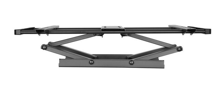 Brateck, X-Large Heavy-duty Full Motion Curved & Flat Panel TV Wall Mount, 60-100", Black