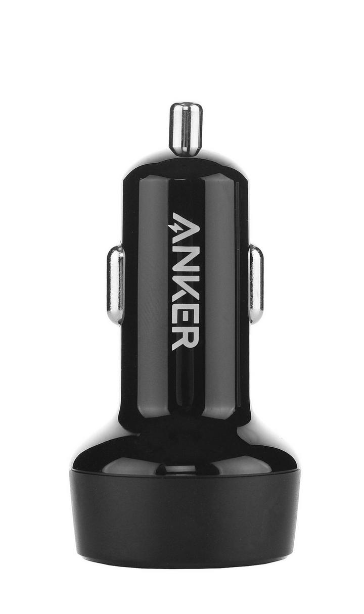 Anker PowerDrive PD2 Car Charger with USB-C to Lightning Cable - Black