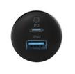 Anker PowerDrive PD2 Car Charger with USB-C to Lightning Cable - Black