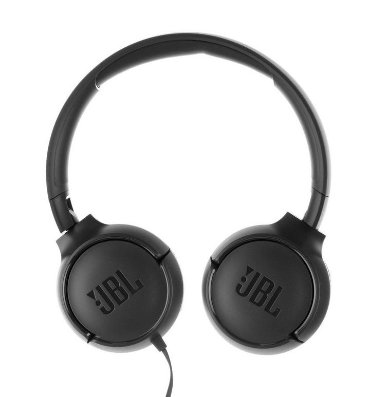 JBL TUNE 500 Wired On-Ear Headphones In Black