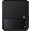 Samsung Galaxy Z Flip 3 Leather Cover, Black