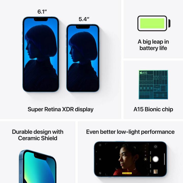 Apple iPhone 13 MINI, 5G, 128GB, Blue
