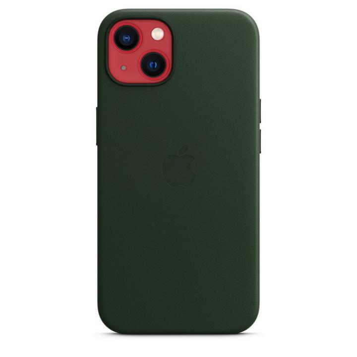 Apple Leather Case with good MagSafe for iPhone 13 Pro - Sequoia Green