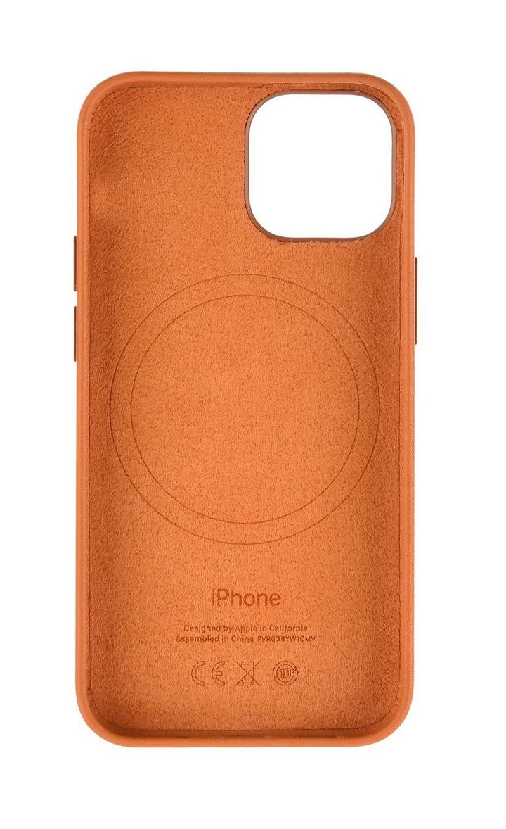 iPhone 13 Leather Case with MagSafe ,Golden Brown