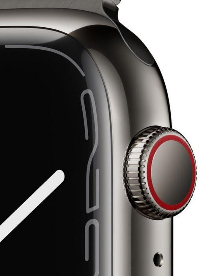 Apple watch graphite stainless steel case with milanese online loop