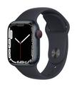 Apple Watch Series 7 GPS + Cellular, 41mm Midnight Aluminium Case with Midnight Sport Band