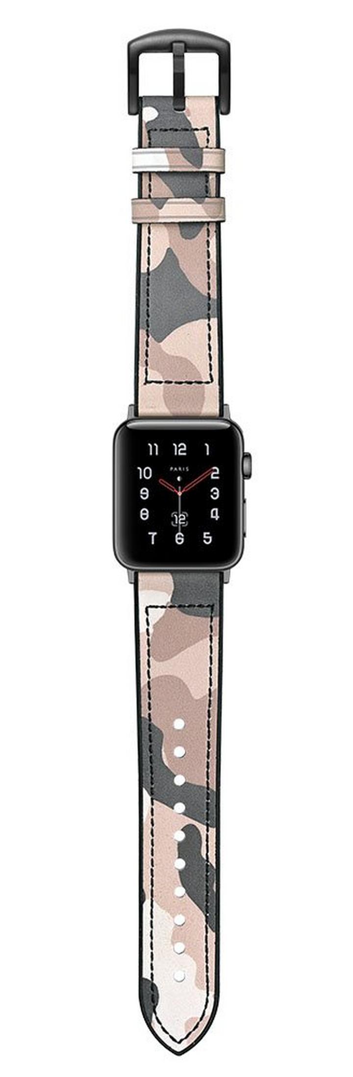 Jinya Premium Leather Band, Connection with Apple Watch 38mm&40mm, Pink