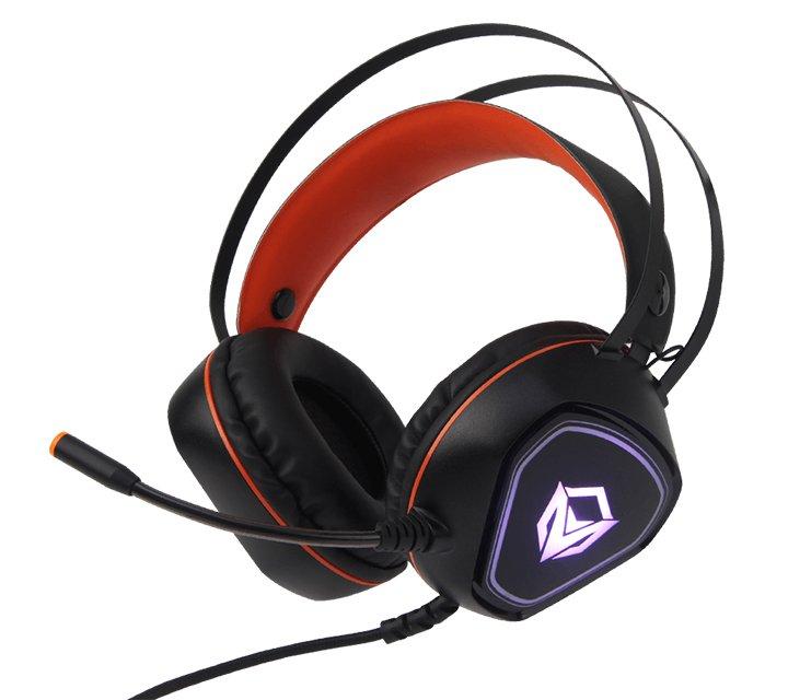 Meetion HP020 Wired Gaming PC Headset With External Mic, Orange