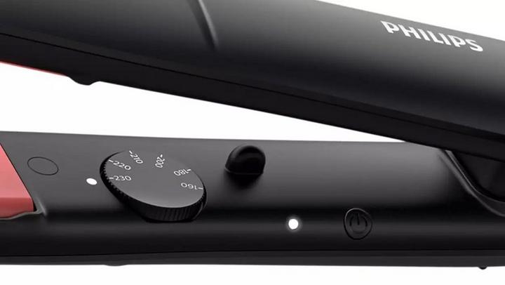 Philips 28x100mm Hair Straightener,6 Temp Settings, 50W Black