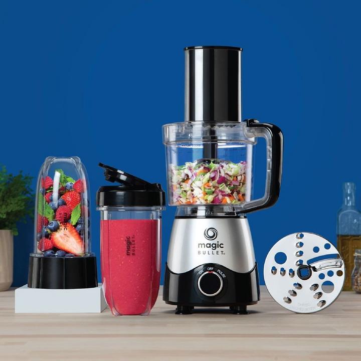 Magic Bullet, Food Processor, 400W, Silver/Black - eXtra Saudi