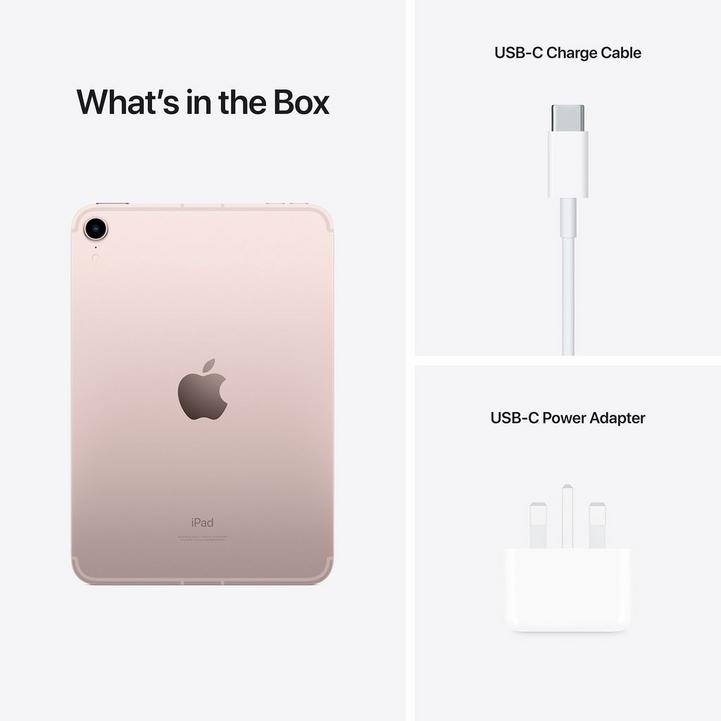 Apple iPad Mini 6 Gen, WI-FI + Cellular, 8.3 inch, 64GB, Pink - eXtra