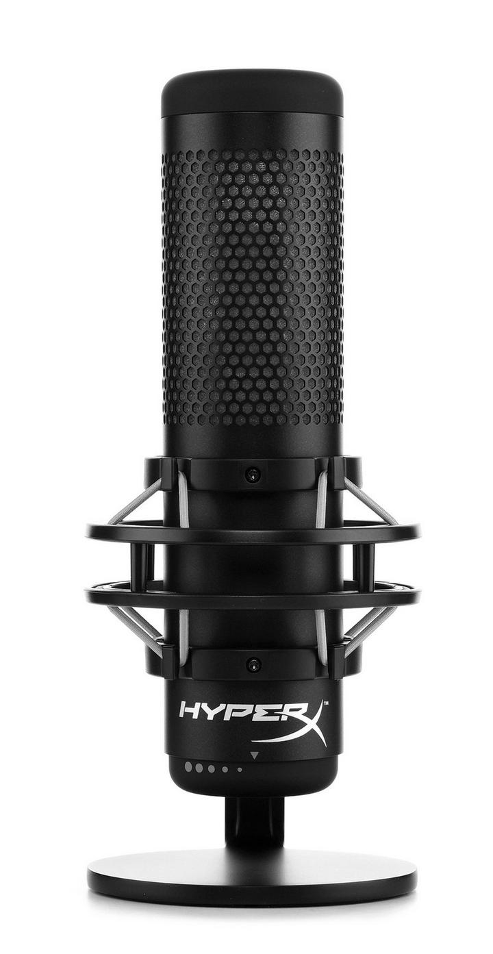 HYPERX QuadCast S Standalone Gaming Microphone, Black. - eXtra Saudi