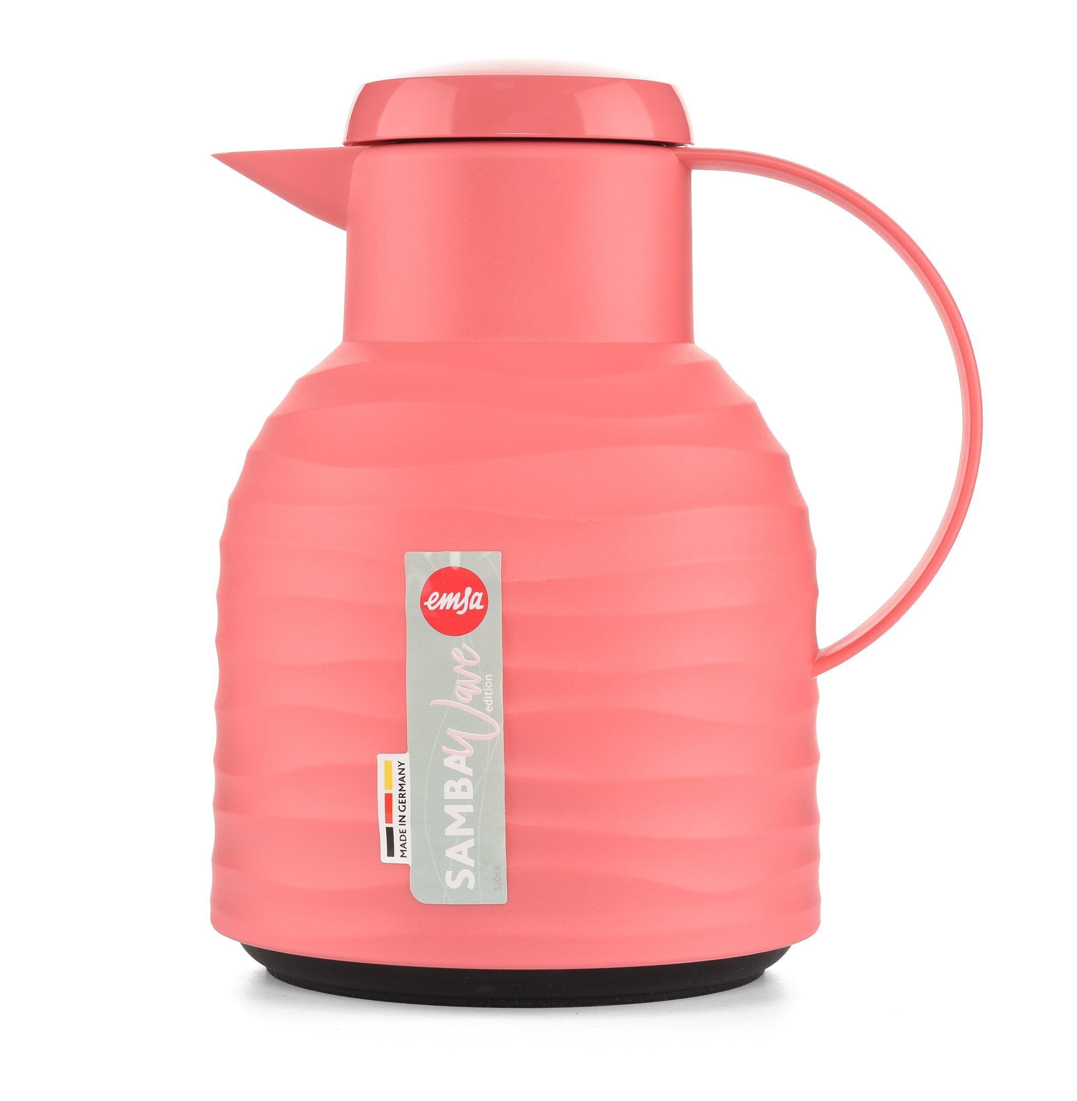 Emsa Samba Thermal Jug Wave Qp 1L, Coral Red 3