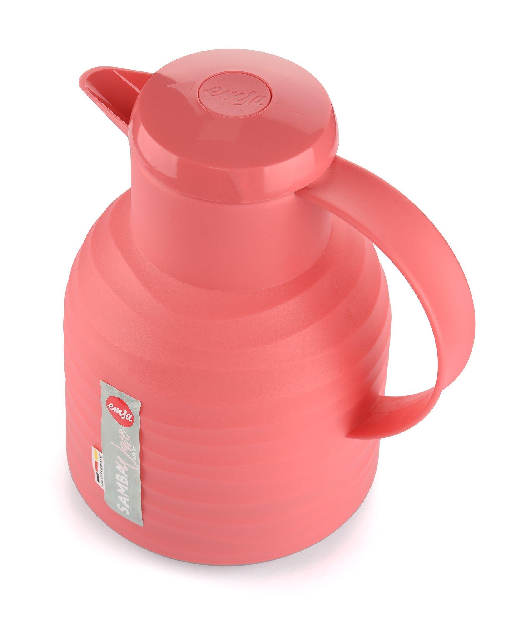 Emsa Samba Thermal Jug Wave Qp 1L, Coral Red 4