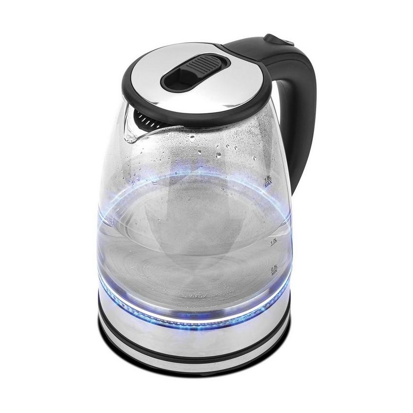 HadinEEon Electric Tea Kettle Glass Kettle, 1500W Variable