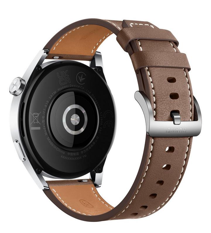 Huawei Watch GT3 46MM Classic Stainless Steel with Leather Strap