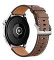 Huawei Watch GT3 46MM Classic Stainless Steel with Leather Strap, Brown