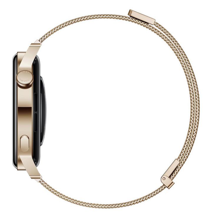 Huawei Watch GT3 42Mm Elegant Edition with Milanese Strap, Gold