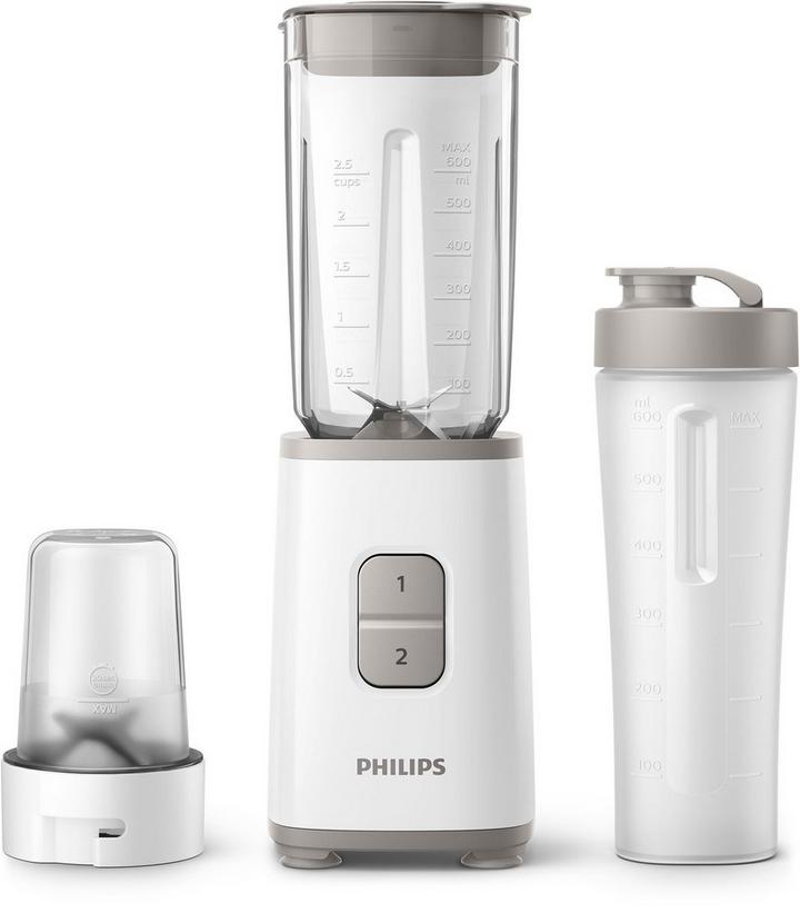 Philips Daily Collection Mini Blender, 350W, 1.0 L, White