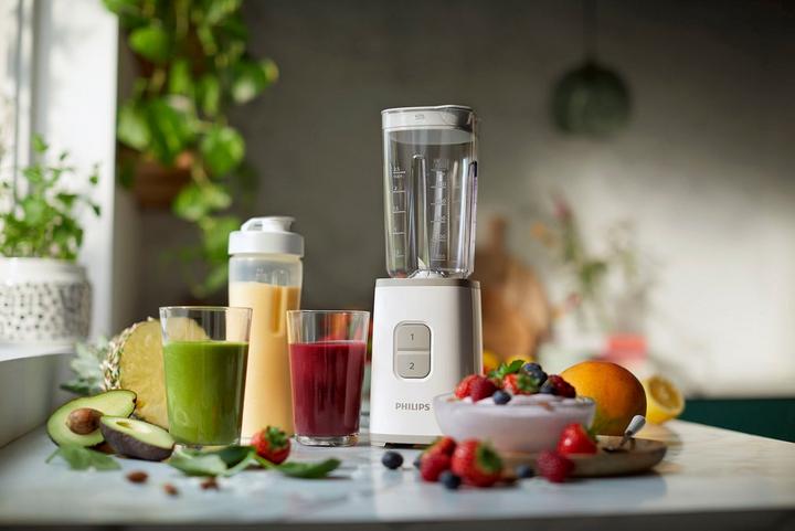 Philips Daily Collection Mini Blender, 350W, 1.0 L, White