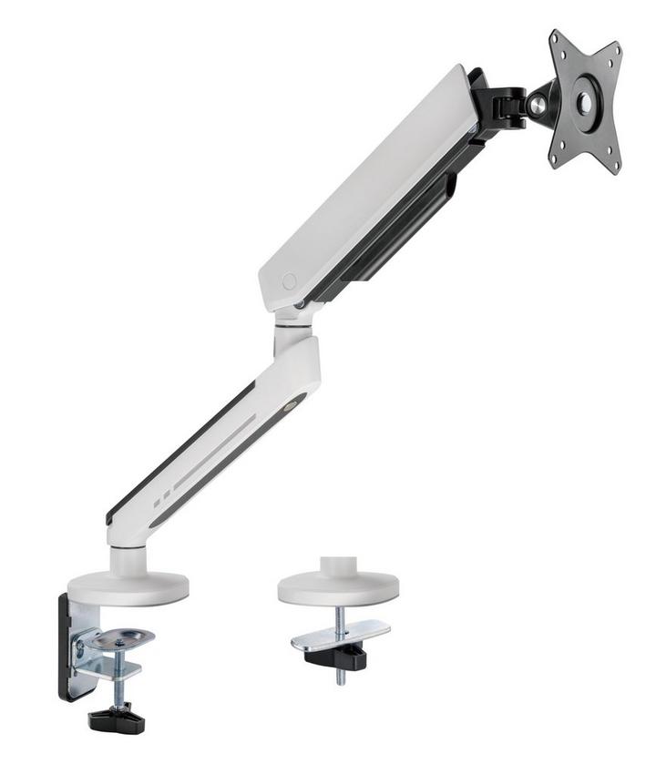 FIT GEAR, Gaming Monitor Arm with RGB Lighting, Screen Size: 17"-32",White