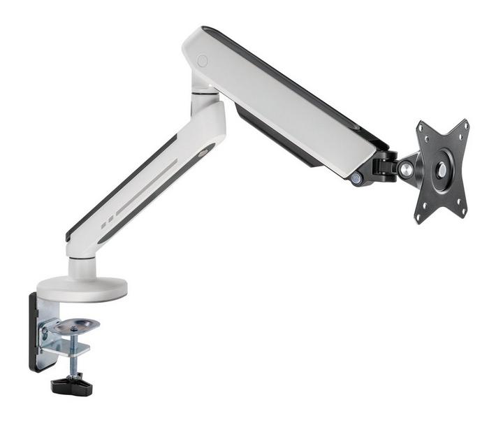 FIT GEAR, Gaming Monitor Arm with RGB Lighting, Screen Size: 17"-32",White