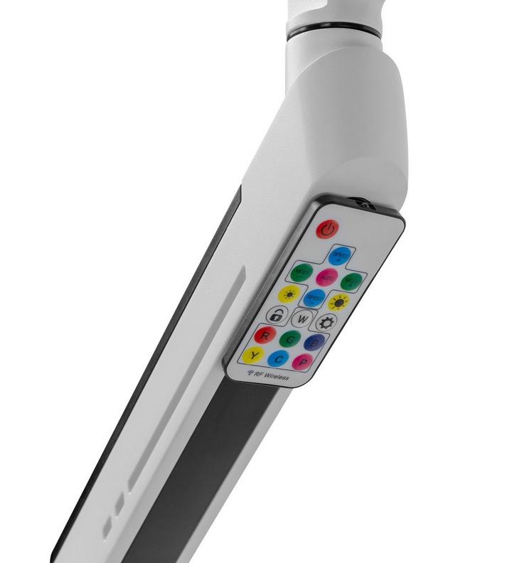FIT GEAR, Gaming Monitor Arm with RGB Lighting, Screen Size: 17"-32",White