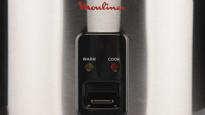 Moulinex Easycook Rice Cooker, 1.8L, 700W, Silver/Black