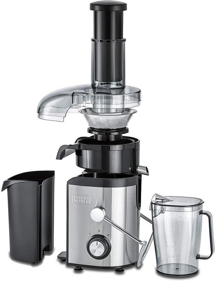 Black Decker L Juice Extractor 1.7 800W Black Silver eXtra