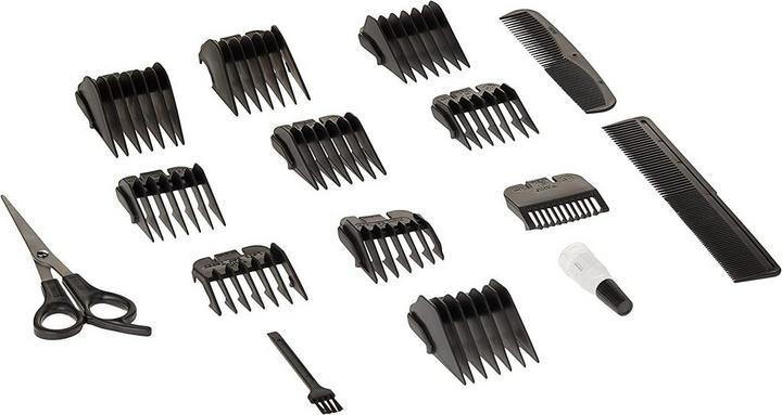 Wahl HOMECUT 18in1 Corded Hair Clipper Kit With 10 Guide Combs Black