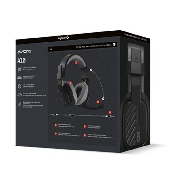 Astro A10, Playstation Headset, 3.5mm, Salvage Black