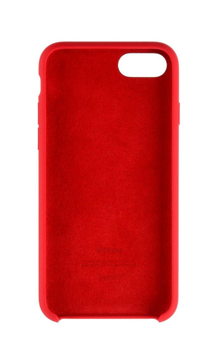 Apple iPhone SE Silicone Case, Red