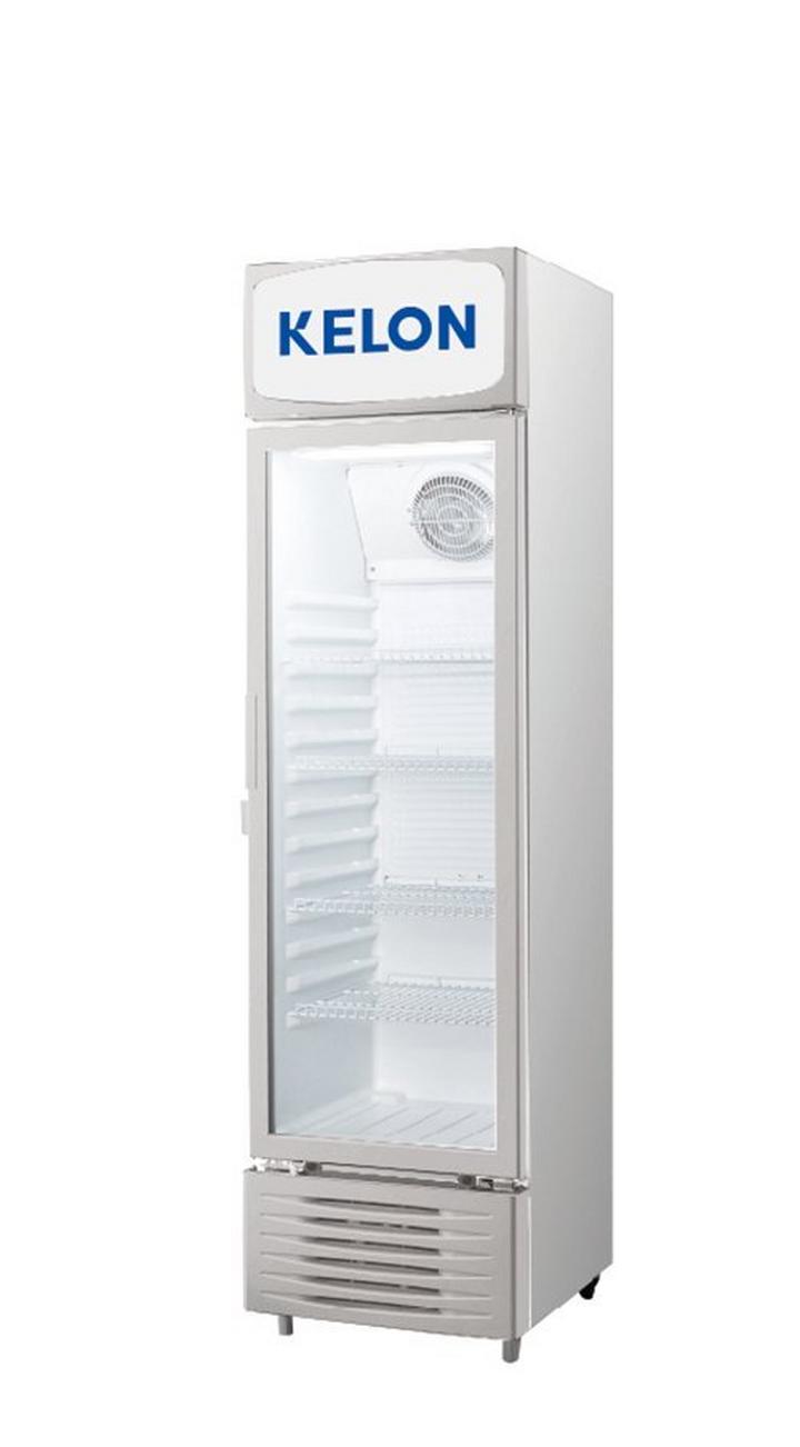 Kelon Beverage Showcase,300.0L, Chiller 4 Wired Shelves, Grey