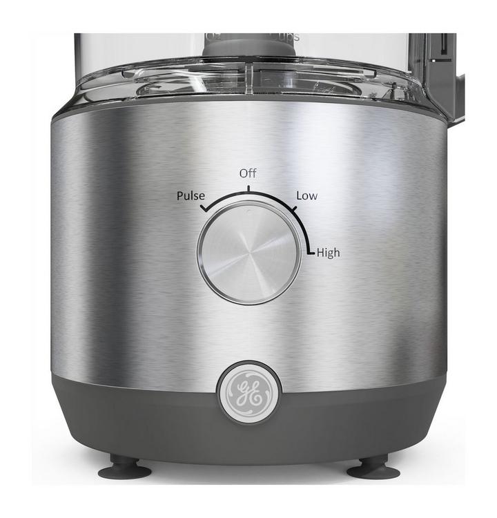 GE Food Processor, 550W, 2.8L Bowl, 2 Speeds+Pulse, Stainless Steel