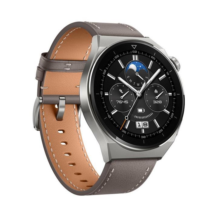 Huawei Watch GT3 Pro 46 MM, Light Titanium - eXtra Bahrain