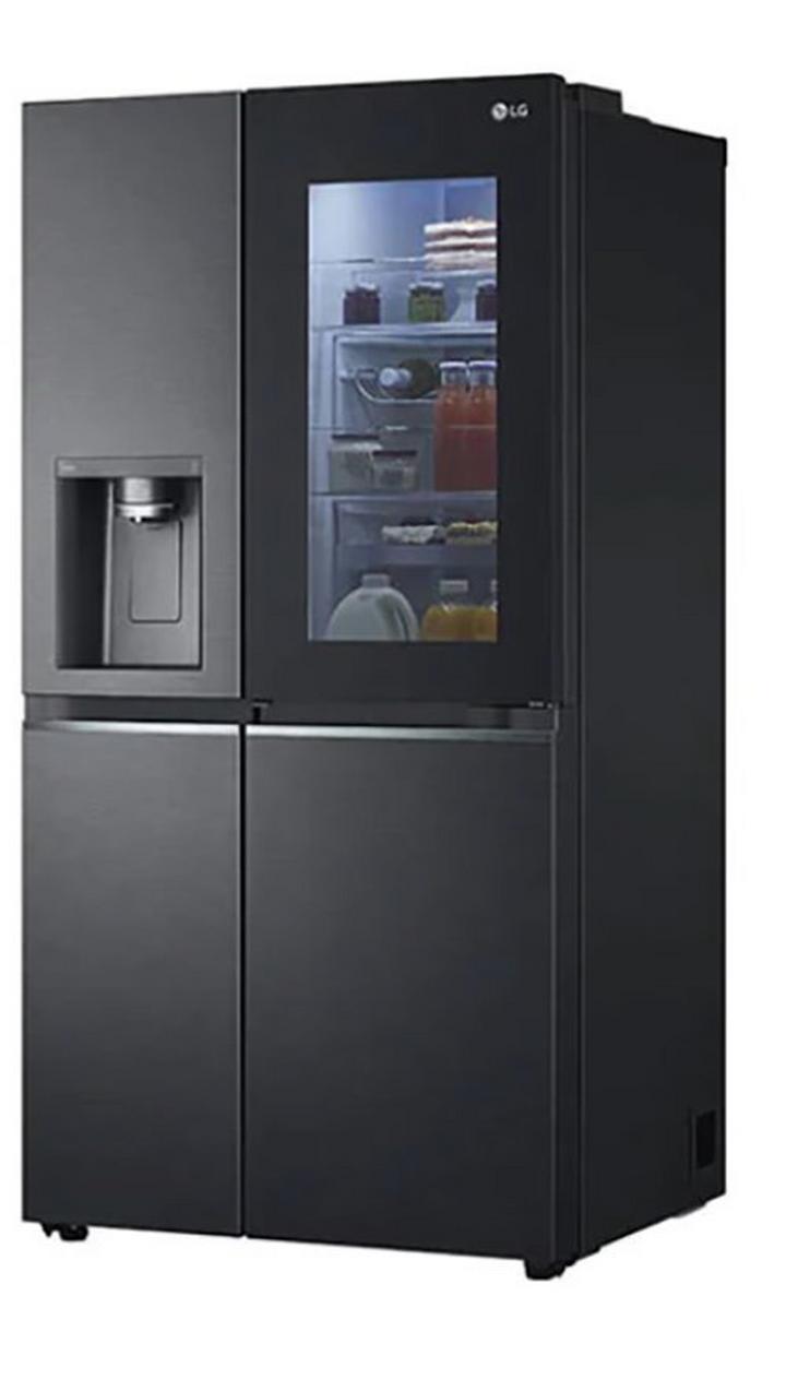 LG 674 Ltr Gross Capacity Side By Side Refrigerator, 617 Ltr Net Capacity,Black.