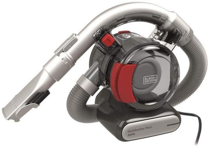 Black+Decker 0.5 L Handheld Car Vacuum Cleaner, 5M Cord Length, 12V, Black