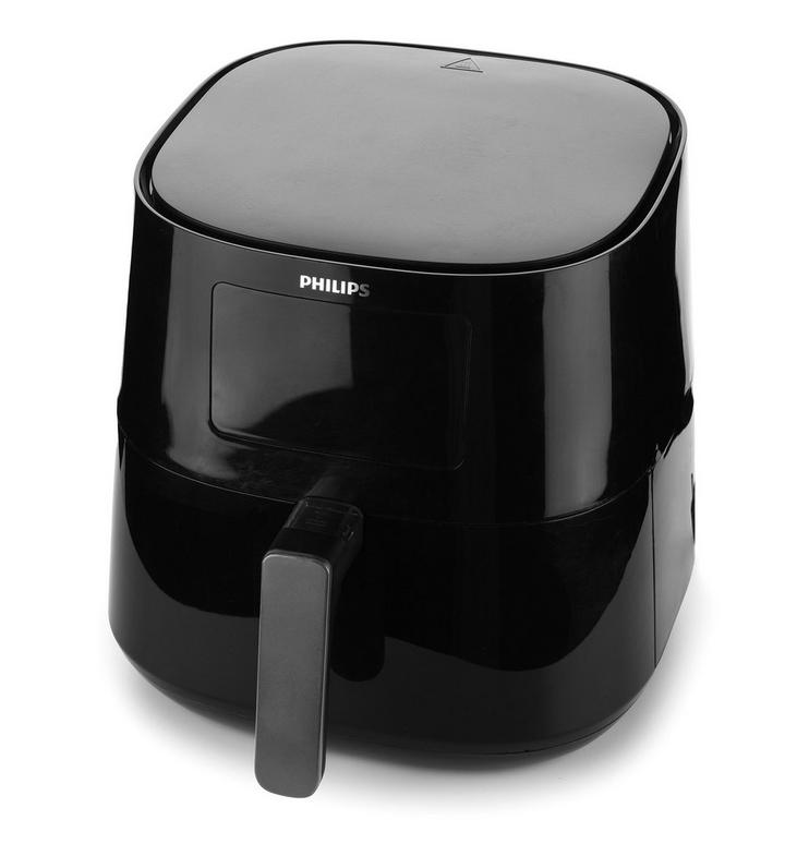 Philips Essential Airfrer XL, 2000W, 1.2Kg, 6.2L, Black & Dark Silver