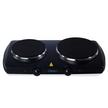 Clikon 2P Double Electric Hot Plate Concealed, 2500W, Black