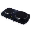 Clikon 2P Double Electric Hot Plate Concealed, 2500W, Black