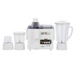 Geepas Food Processor, 1.6 L, 4in1, 2 Speeds + Pulse, 650W, White