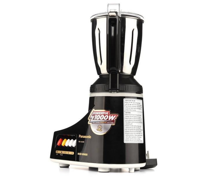 Panasonic Mixer Grinder, 1000W , 8in1, Black