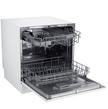 Midea Table Top Dishwasher, 8 Place Settings, 7 Programs, Silver