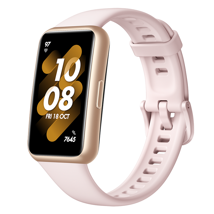 Huawei Smart Band 7, Silicone Strap, Nebula Pink - eXtra Oman