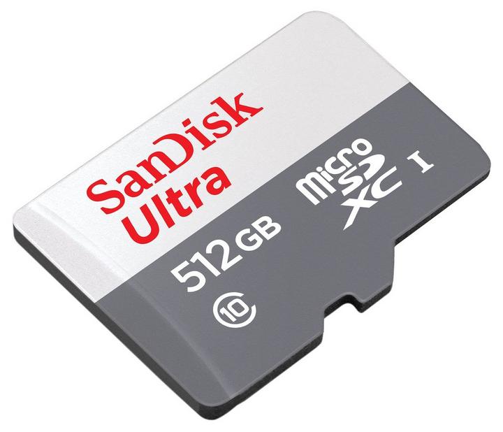 SANDISK Memory Card, 512GB, Grey and White eXtra