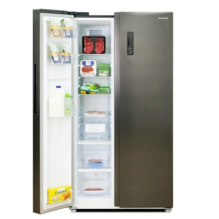 Panasonic Side by Side Refrigerator 12.7Cu.ft, Freezer 7.2Cu.ft 