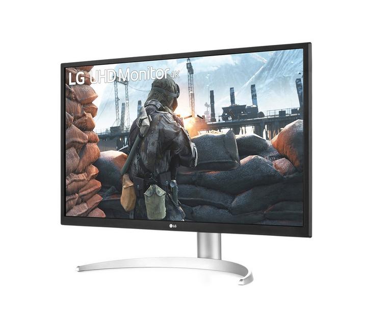 LG 27 inch 4K UHD Flat Monitor, White - eXtra LG 27 inch 4K UHD Flat Monitor, White - eXtra